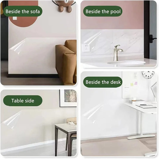 Folie de protectie transparenta cu lipire electrostatica 60 x 300 cm