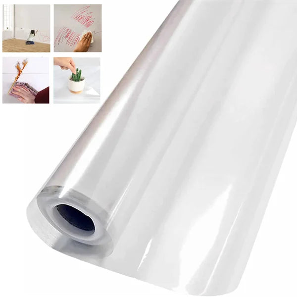 Folie de protectie transparenta cu lipire electrostatica 60 x 300 cm