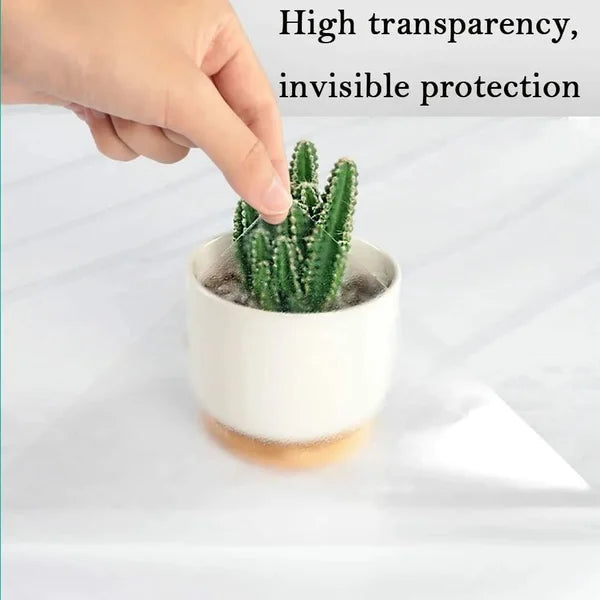 Folie de protectie transparenta cu lipire electrostatica 60 x 300 cm